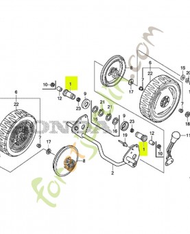 Collier d'arbre de commande