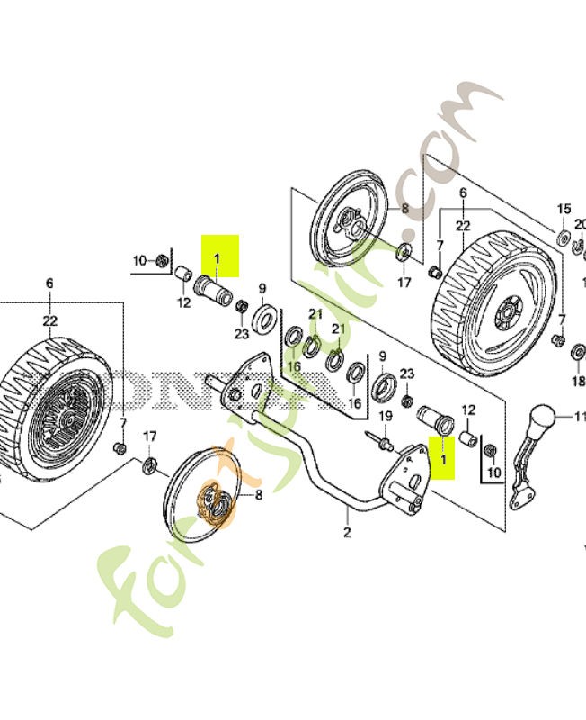 Collier d'arbre de commande