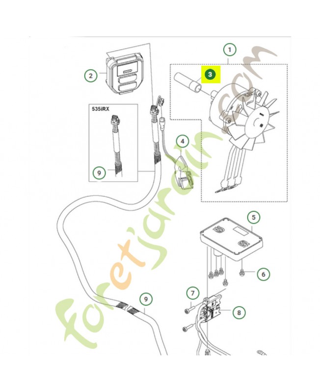 Adaptateur 591355901 - Pièce détachée Husqvarna