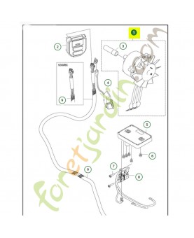 Moteur 597117501  - Pièce détachée Husqvarna