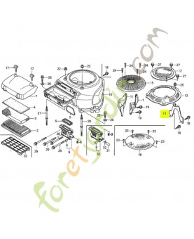 Etrier, rappel monture - Réf. Honda 28406Z0A000
