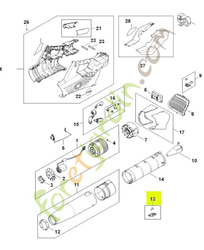 Levier d'encliquetage