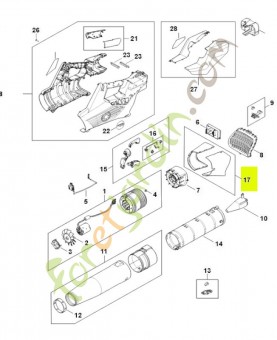 Jeu de garnitures insonorisantes