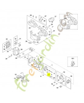 Douille FA03-608-3800 - Pièce détachée Stihl