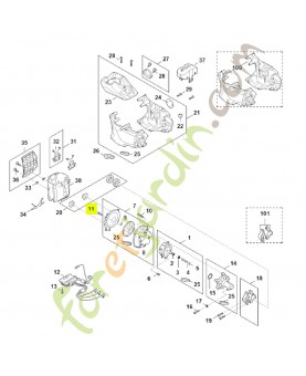 Vis is-p 4x16 9074-477-3025. Pièce détachée Stihl