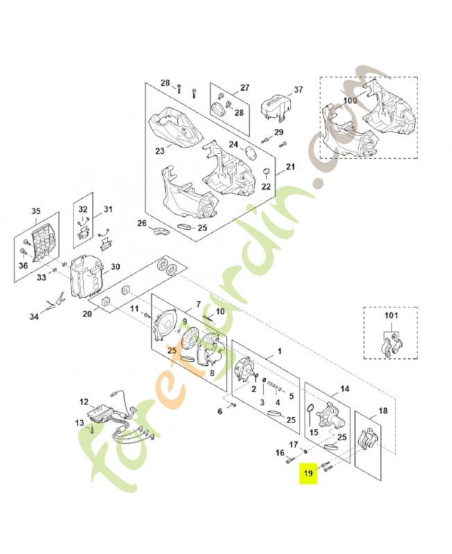 Vis cylindrique 9074-477-4132. Pièce de rechange Sithl