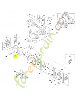 Jeu de butoirs FA03-007-4900 - Pièce détachée Stihl / Vicking