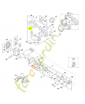 Capot FA03-084-0900- Pièce détachée Stihl