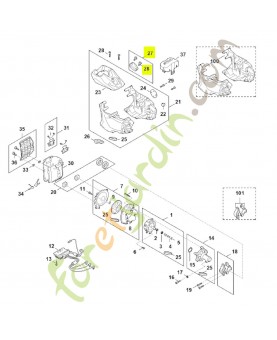 Couvercle FA01-820-8000- Pièce détachée Stihl