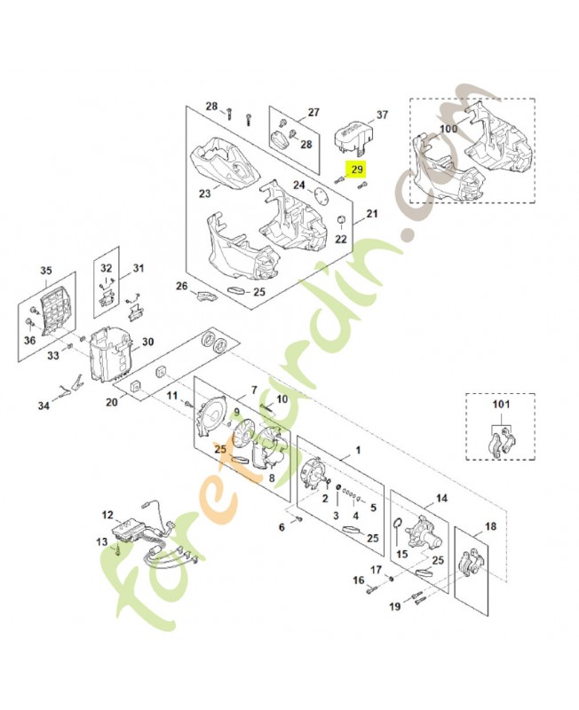 Vis cylindrique 9074-477-4132. Pièce de rechange Sithl
