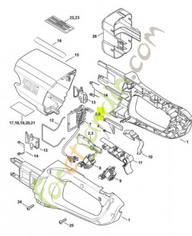 Blocage de gâchette Stihl réf. 4852-435-6300