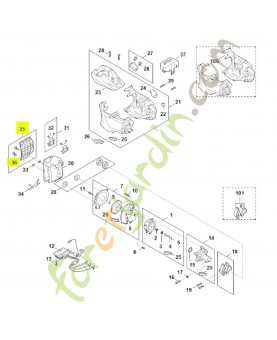 Filtre FA03-080-1900- Pièce détachée Stihl