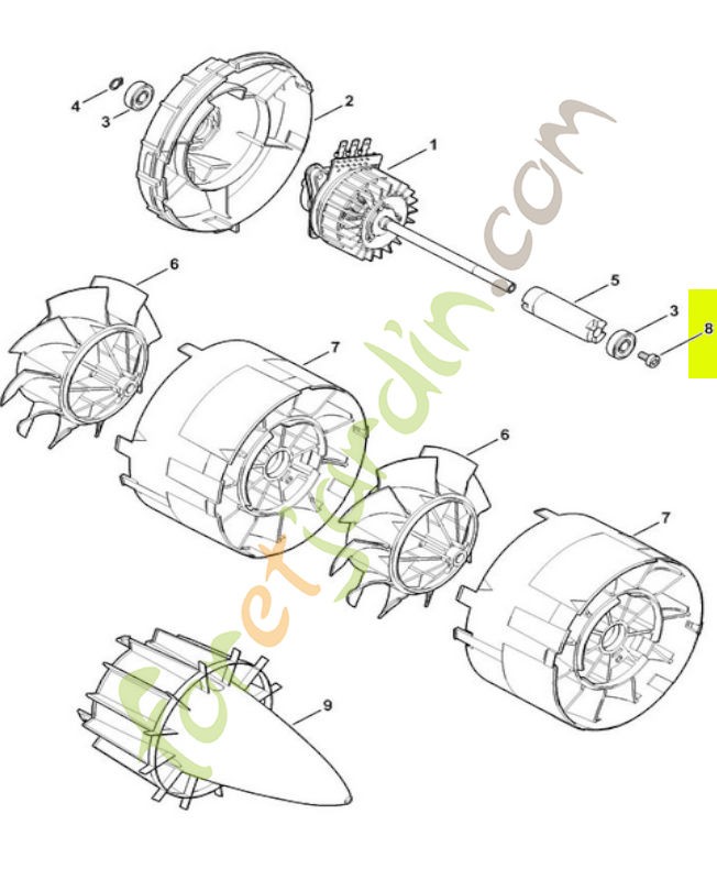 Vis cylind. is m 5x10