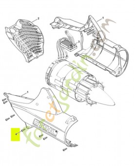 Vis cylindrique is-p5x18 stihl réf. 9074-477-4132