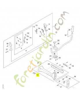 Vis cylindrique 9074-477-4132. Pièce de rechange Sithl