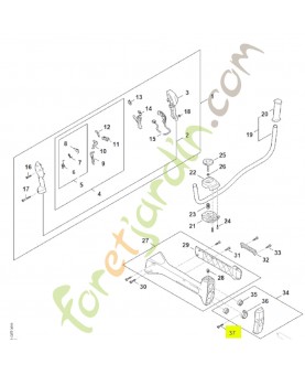 Vis cylindrique is m5 x 18 9022-341-1010. Pièce de rechange Sithl