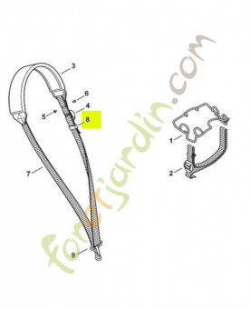 Boucle de réglage Stihl réf. 4119-718-6320. Pièce détachée Stihl