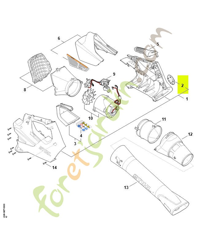 Plaque matricule BGA 30