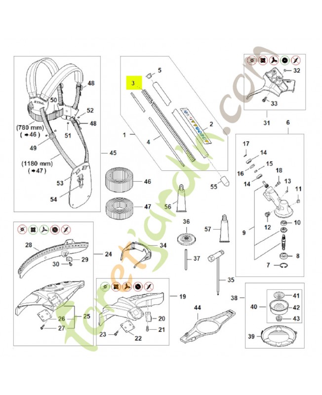 Fourreau 4134-711-7303 - Pièce de détachée Sithl