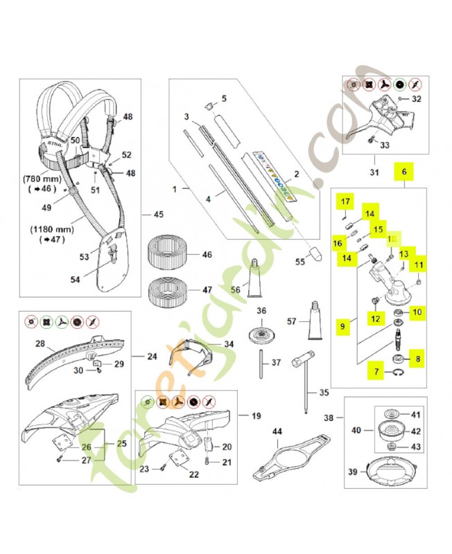 Réducteur FA03-640-0101- Pièce détachée Stihl