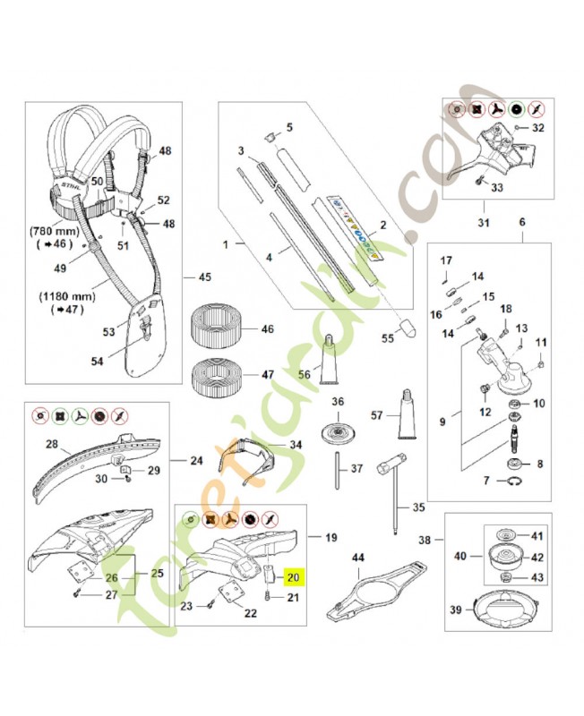 Couteau 4133-713-4110- Pièce de détachée Sithl