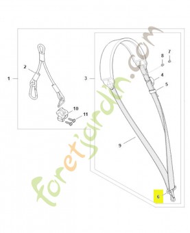 Mousqueton stihl ref. 4119-710-6900