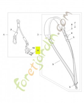 Vis is-p 4x16 stihl réf : 9074-477-3025
