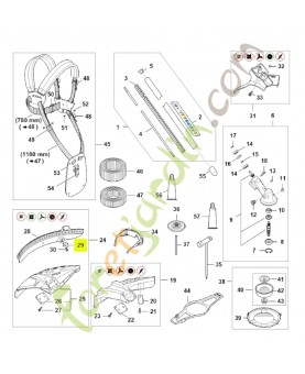 Couteau coupe fil 4180-713-4110- Pièce détachée Stihl