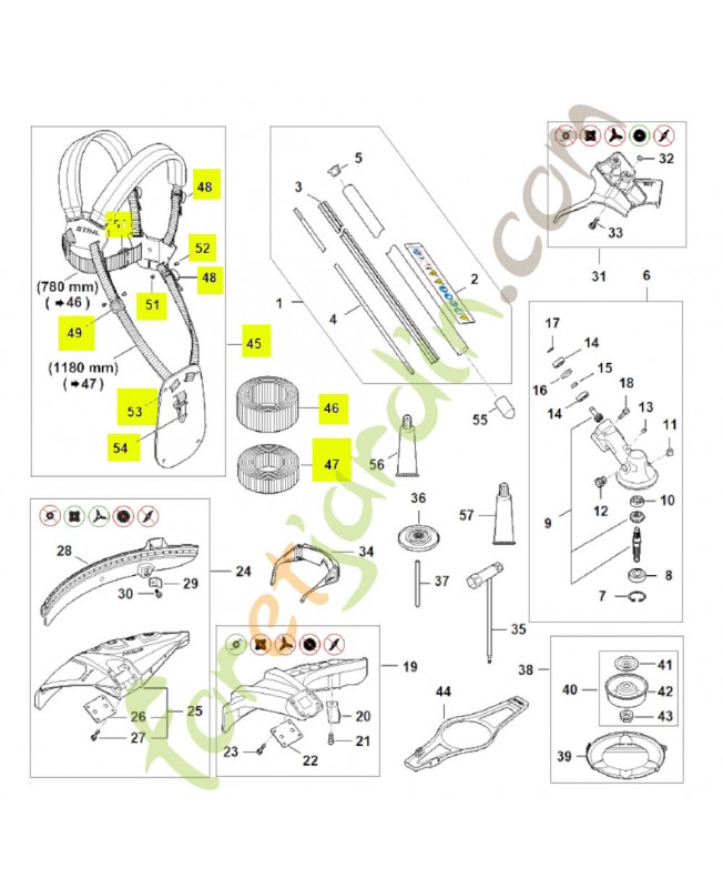 Harnais double STIHL 4119-710-9001