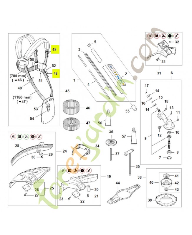 Boucle de réglage 4203-792-7200- Pièce de détachée Sithl