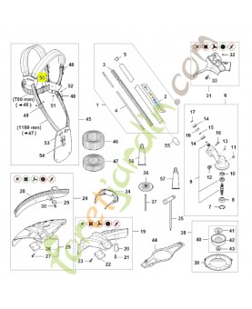 Boucle de réglage 4119-718-6310- Pièce détachée Stihl