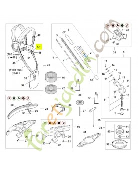 Rivet 4 x 8 9409-021-4420. Pièce de rechange Sithl