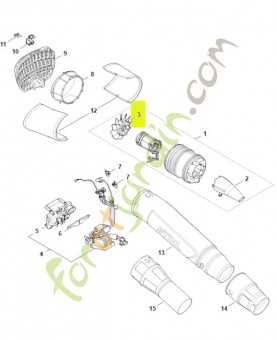 Roue à aubes Stihl ref. BA03-770-0403