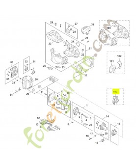 Collier de serrage FA03-790-4700 - Pièce détachée Stihl
