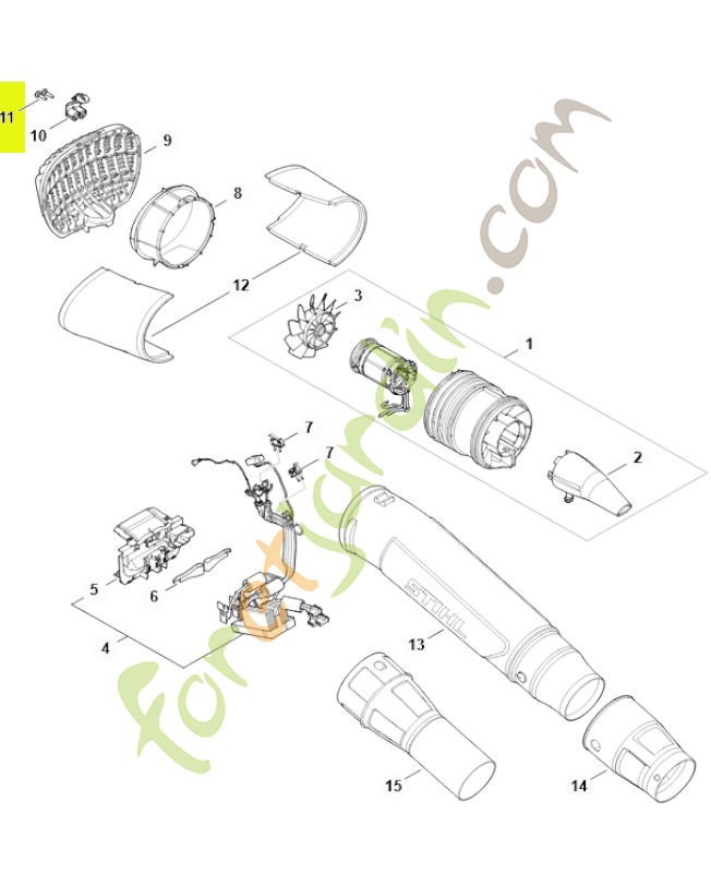 Vis is-p 4x16 stihl réf : 9074-477-3025