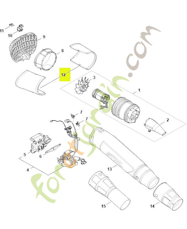 Jeu de garnitures insonorisantes