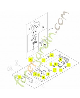 Poignée de commande FA03-790-1320 - Pièce détachée Stihl
