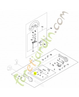 Ressort coudé FA03-182-4500 - Pièce détachée Stihl