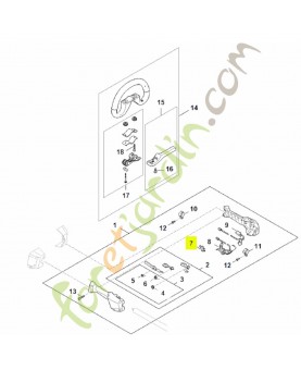 Commutateur FA03-430-0500- Pièce détachée Stihl