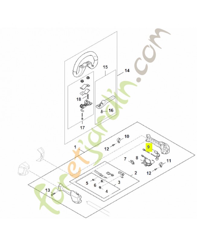 Faisceau de câbles FA03-440-3021- Pièce détachée Stihl
