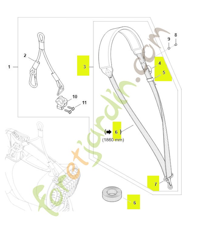 Harnais simple Stihl