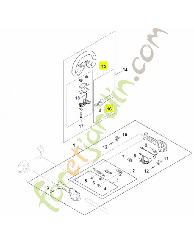 Protection FA08-790-8400- Pièce détachée Stihl