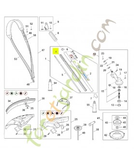 Fourreau 4134-711-7303 - Pièce de détachée Sithl
