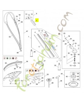 Douille 0000-711-2503 - Pièce détachée Stihl