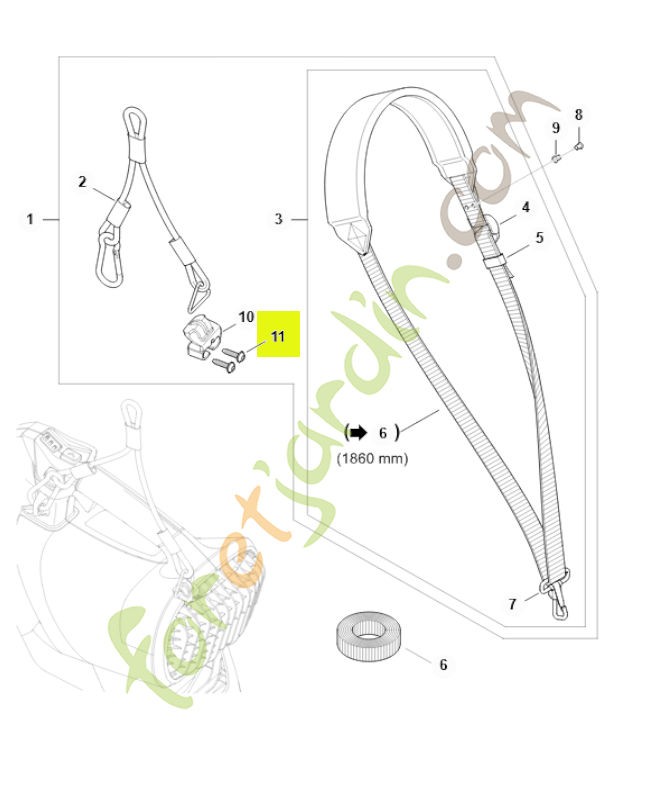 Vis is-p 4x16 stihl réf : 9074-477-3025