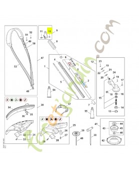 Ecrou à six pans m5 9210-261-0700 - Pièce détachée Stihl