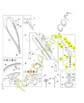 Réducteur FA03-640-0101- Pièce détachée Stihl