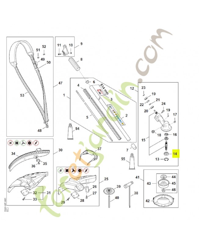Roulement a billes 6201 9503-003-6420- Pièce de détachée Sithl