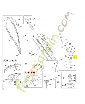Roulement rainuré à billes 629 9503-003-0060- Pièce de détachée Sithl