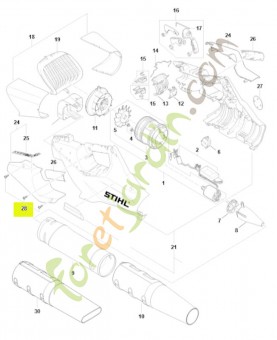 Vis is-p 4x16 stihl réf : 9074-477-3025